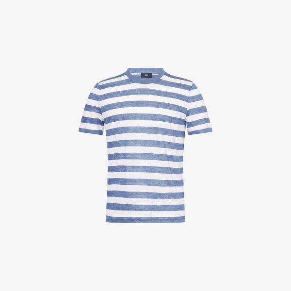 Футболка Dunhill Guernsey с принтом в полоску, синий
Футболка Dunhill Guernsey с принтом в полоску, синий
