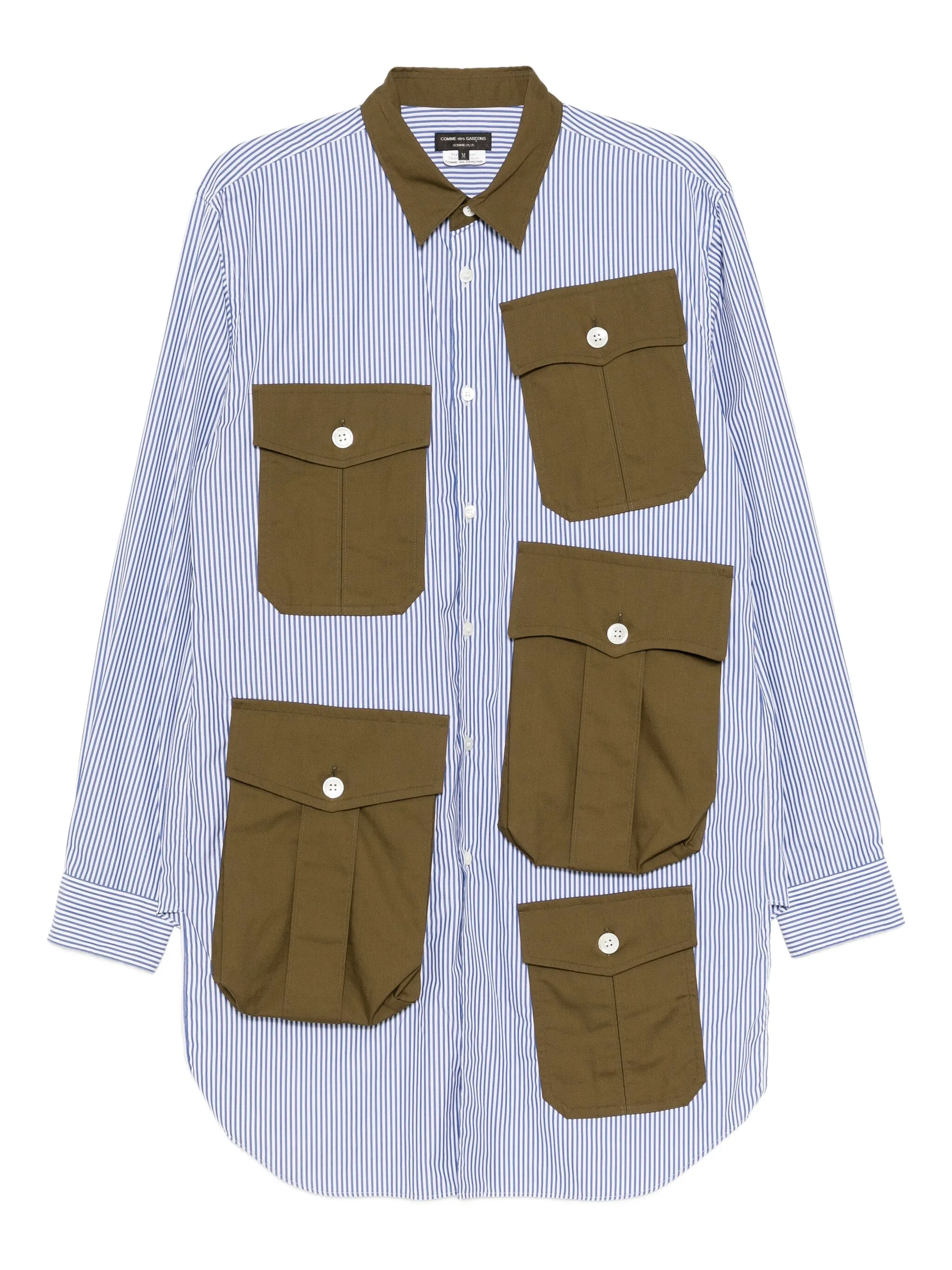 Рубашка со складками Comme Des Garçons Homme Plus, синий
Рубашка со складками Comme Des Garçons Homme Plus, синий