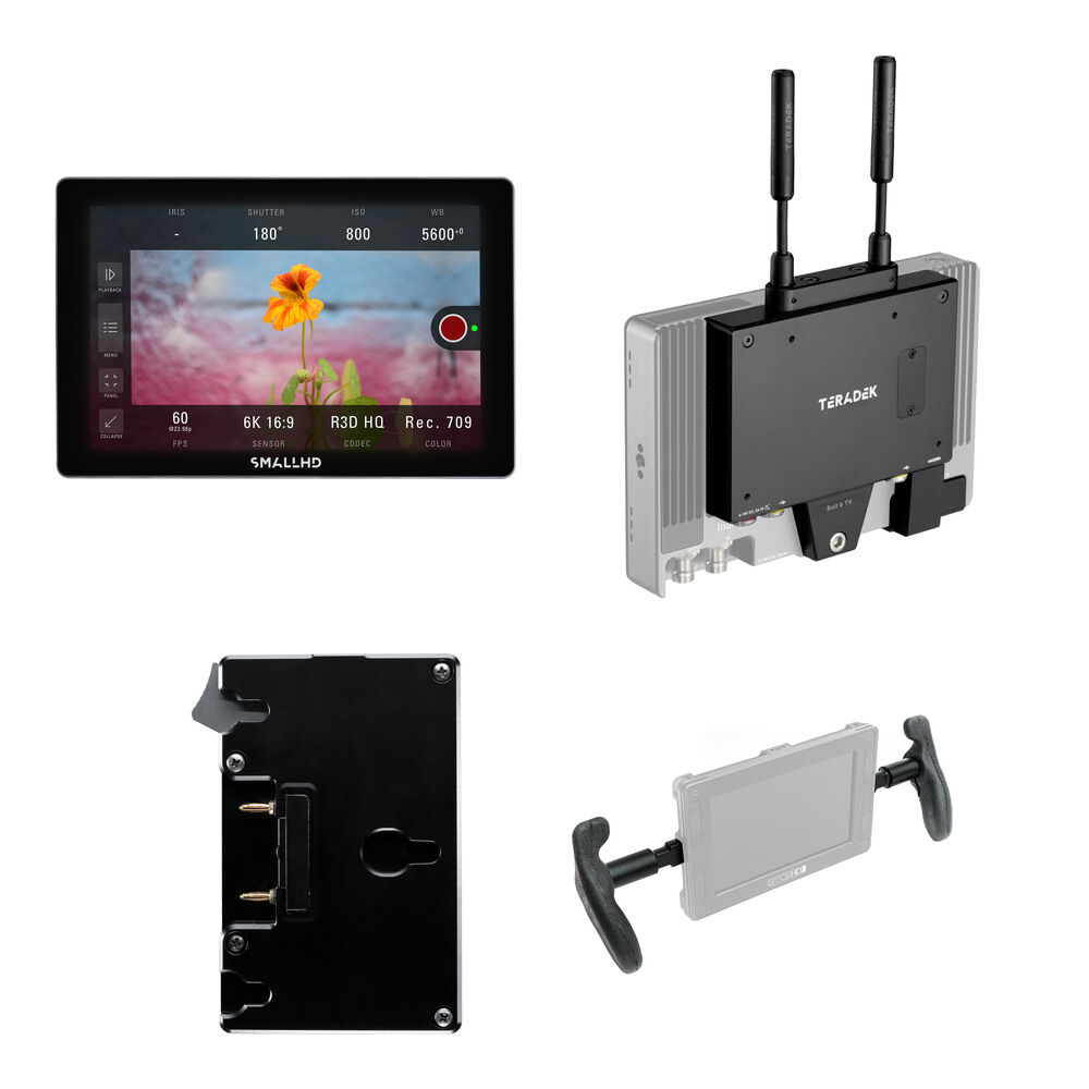 Монитор для камер SmallHD INDIE 7 Touchscreen Monitor with Bolt 6 1500 Transmitter
Монитор для камер SmallHD INDIE 7 Touchscreen Monitor with Bolt 6 1500 Transmitter