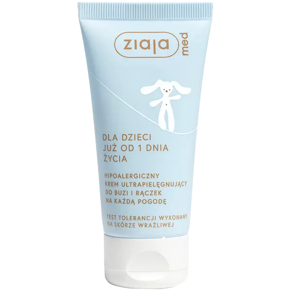 Ультрамягкий крем для лица и рук для ежедневного использования, 50 мл Ziaja Med 
Ультрамягкий крем для лица и рук для ежедневного использования, 50 мл Ziaja Med