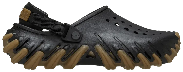 Сабо Crocs Echo Clog 'Black Gum', черный 
Сабо Crocs Echo Clog 'Black Gum', черный