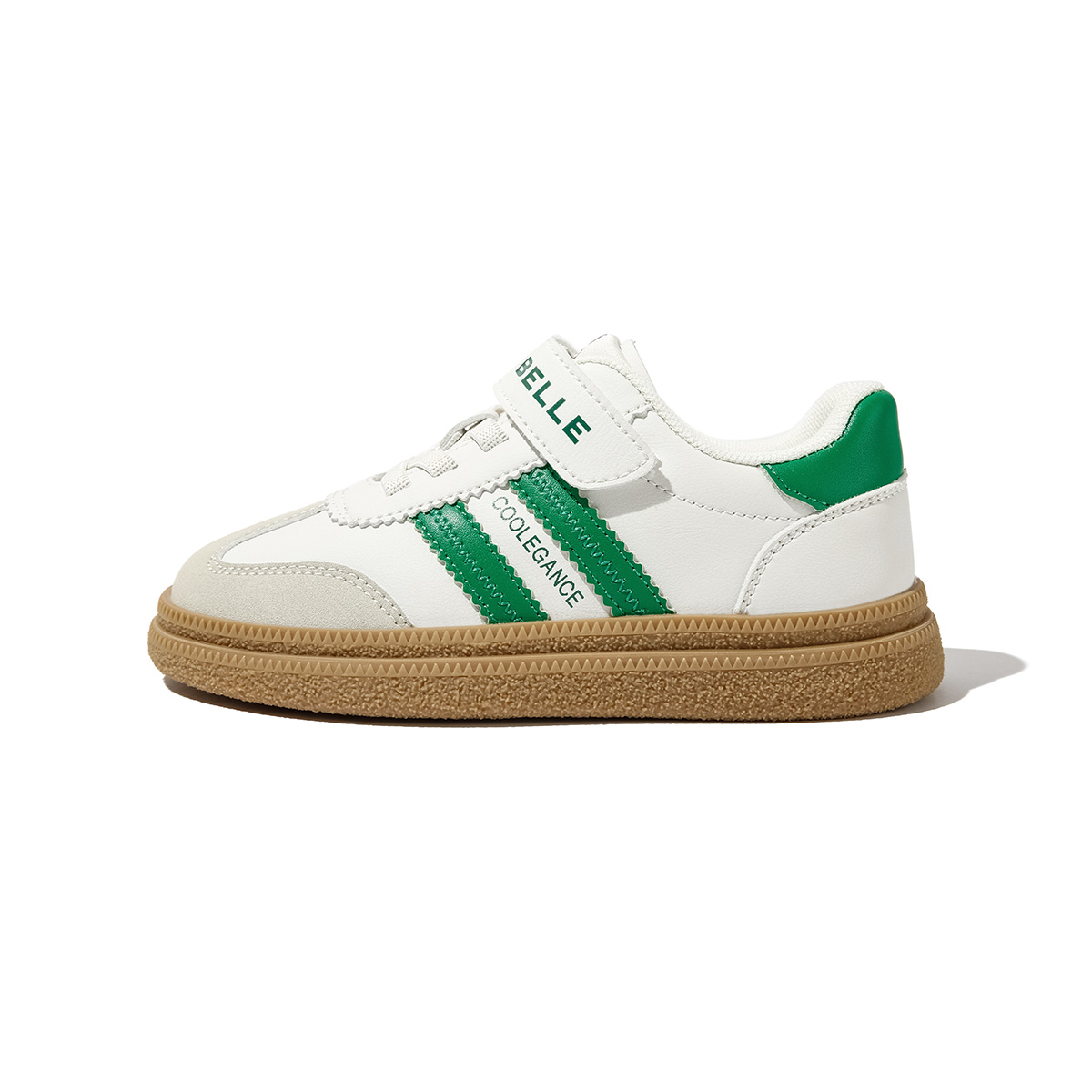 Низкие детские кроссовки для повседневной жизни BELLE, бежевый/зеленый
Низкие детские кроссовки для повседневной жизни BELLE, бежевый/зеленый