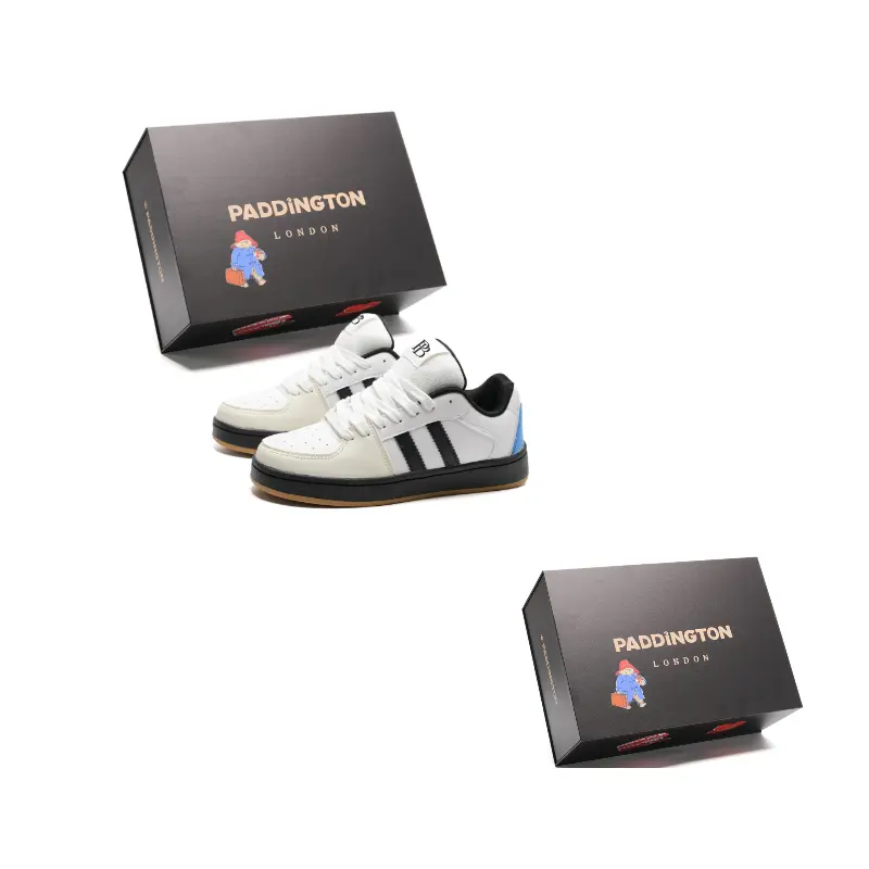 Paddington Bears Износостойкие и легкие низкие скейтерские кроссовки унисекс бело-черные, цвет White Black
Paddington Bears Износостойкие и легкие низкие скейтерские кроссовки унисекс бело-черные, цвет White Black