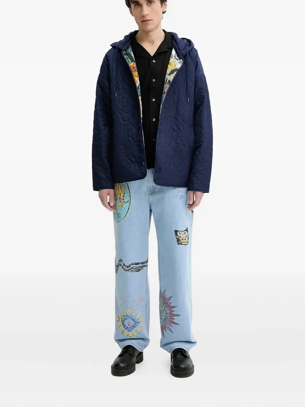 Джинсы с тигровым принтом Desigual, синий
Джинсы с тигровым принтом Desigual, синий