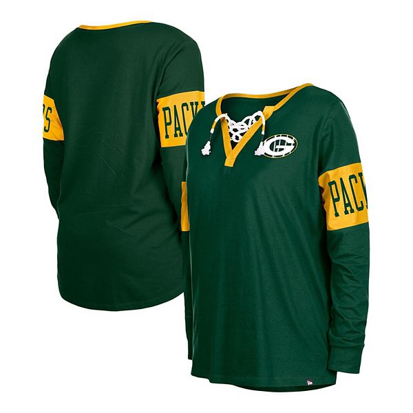 Женская зеленая футболка Green Bay Packers с длинным рукавом и V-образным вырезом New Era, Зеленый, Женская зеленая футболка Green Bay Packers с длинным рукавом и V-образным вырезом New Era
Женская зеленая футболка Green Bay Packers с длинным рукавом и V-образным вырезом New Era, Зеленый, Женская зеленая футболка Green Bay Packers с длинным рукавом и V-образным вырезом New Era