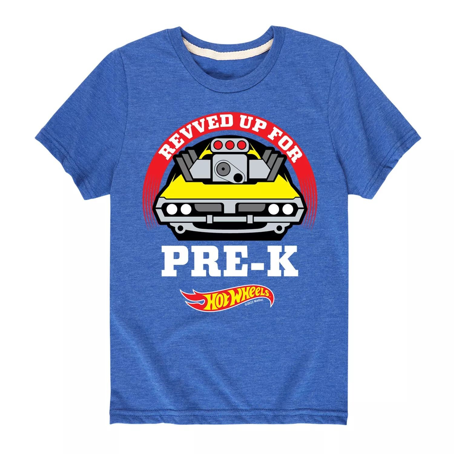 Hot Wheels для мальчиков 8–20 лет представили футболку с рисунком для дошкольников Hot Wheels, синий