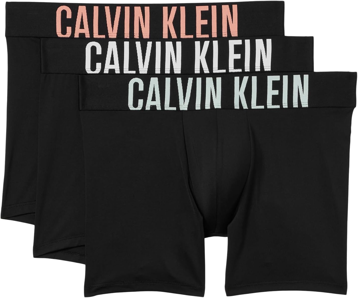 Боксеры Calvin Klein Underwear Intense Power 3-Pack Boxer Brief, цвет Black Bodies W/Papaya Punch/White/Moonlight Jade Logos
Боксеры Calvin Klein Underwear Intense Power 3-Pack Boxer Brief, цвет Black Bodies W/Papaya Punch/White/Moonlight Jade Logos