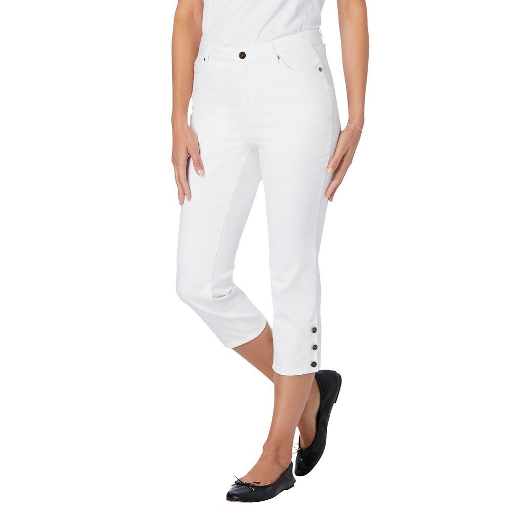 Женские джинсовые капри больших размеров Comfort Curve Woman Within, белый
Женские джинсовые капри больших размеров Comfort Curve Woman Within, белый