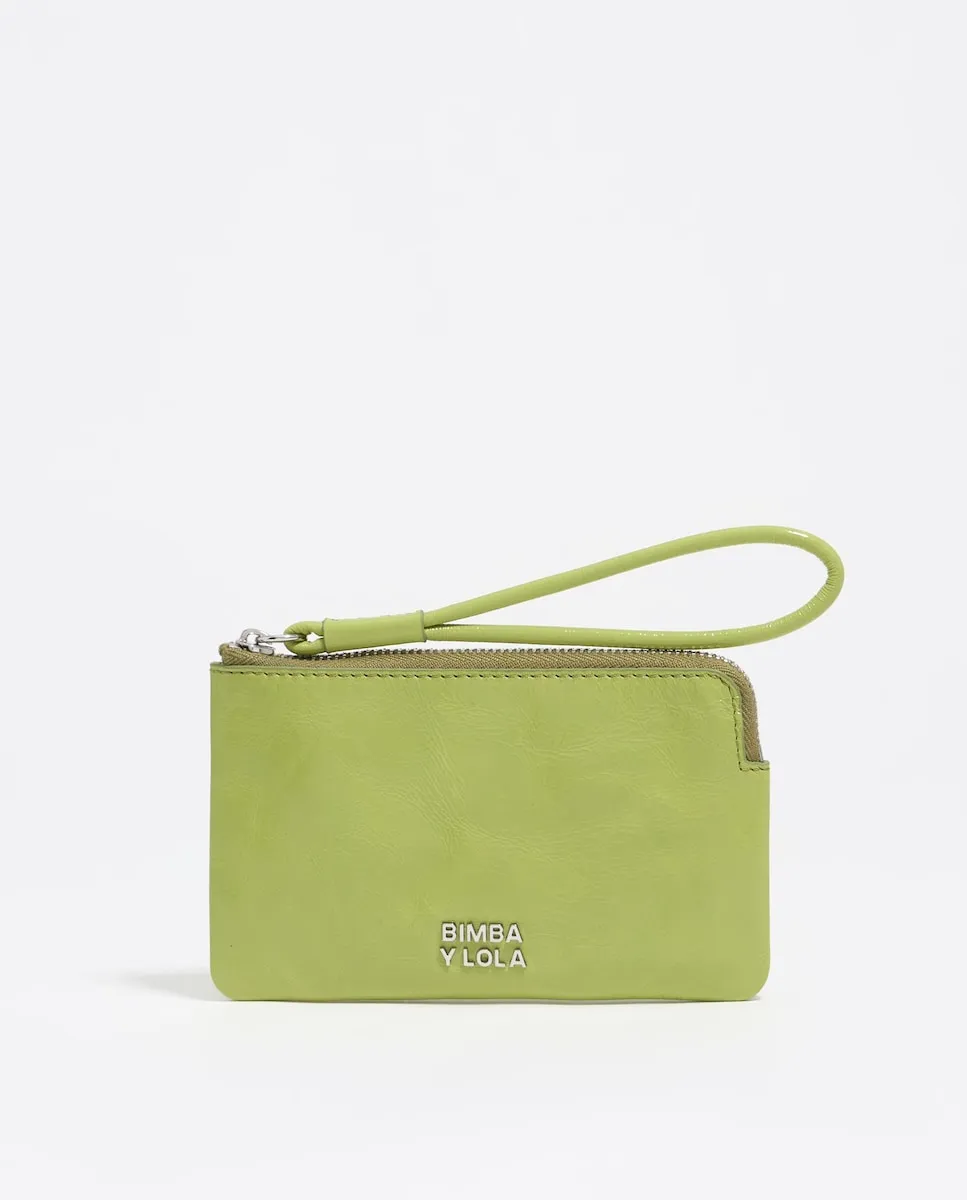 Женский кошелек из кожи на молнии Bimba Y Lola, зеленый
Женский кошелек из кожи на молнии Bimba Y Lola, зеленый