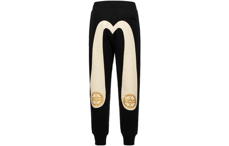 Трикотажные спортивные штаны мужские черные Evisu, черный
Трикотажные спортивные штаны мужские черные Evisu, черный