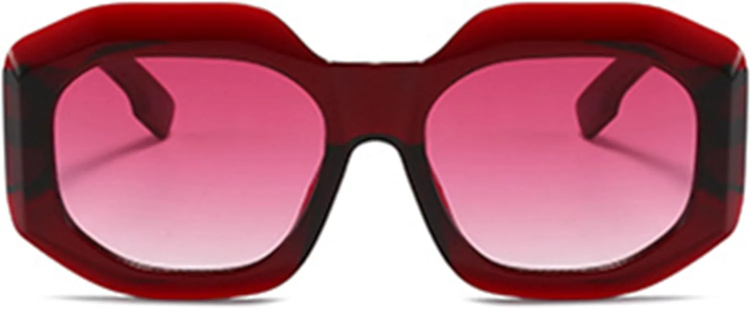 Женские солнцезащитные очки квадратной формы большого размера bullabulling в винтажном стиле с большой оправой и защитой от УФ-излучения UV400 (2025), Red
Женские солнцезащитные очки квадратной формы большого размера bullabulling в винтажном стиле с большой оправой и защитой от УФ-излучения UV400 (2025), Red