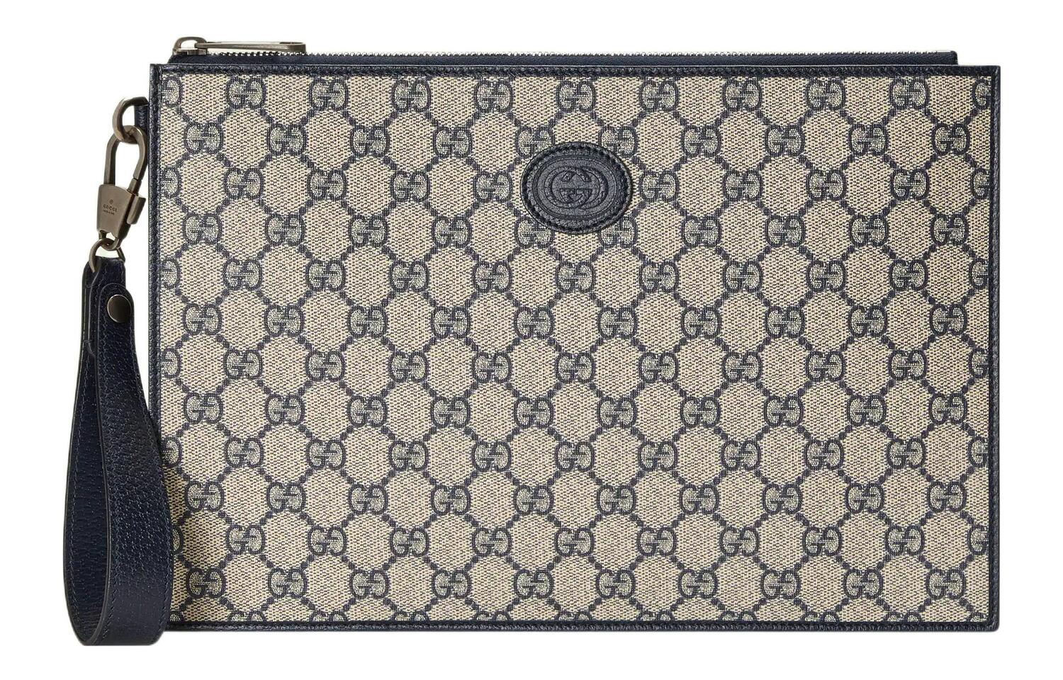 Взаимосцепляющийся мешочек G Бежевый/Синий GUCCI
Взаимосцепляющийся мешочек G Бежевый/Синий GUCCI