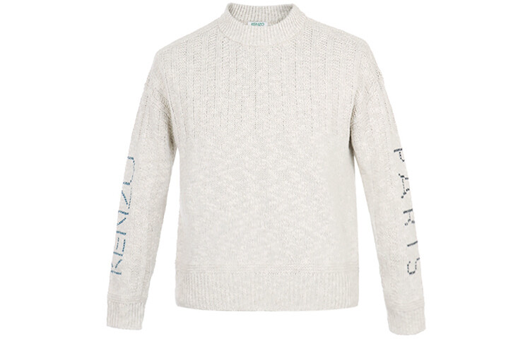 Свитер мужской серо-бежевый Kenzo, серый 
Свитер мужской серо-бежевый Kenzo, серый