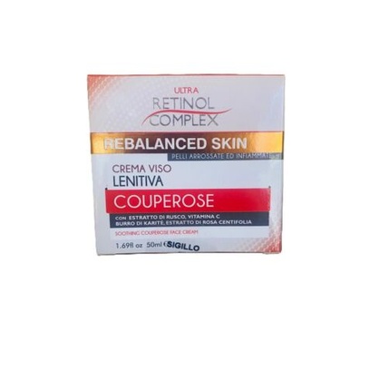 Ультра успокаивающий крем для лица от розацеа 50 мл Retinol Complex 
Ультра успокаивающий крем для лица от розацеа 50 мл Retinol Complex