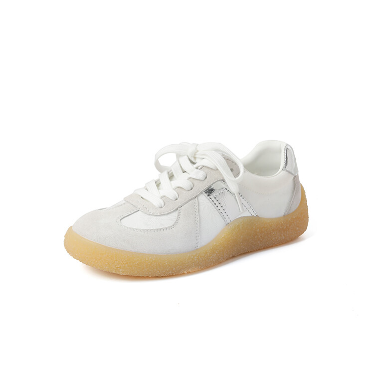 Кеды, скейтборд обувь женская низкая серебряный Josiny, белый
Кеды, скейтборд обувь женская низкая серебряный Josiny, белый