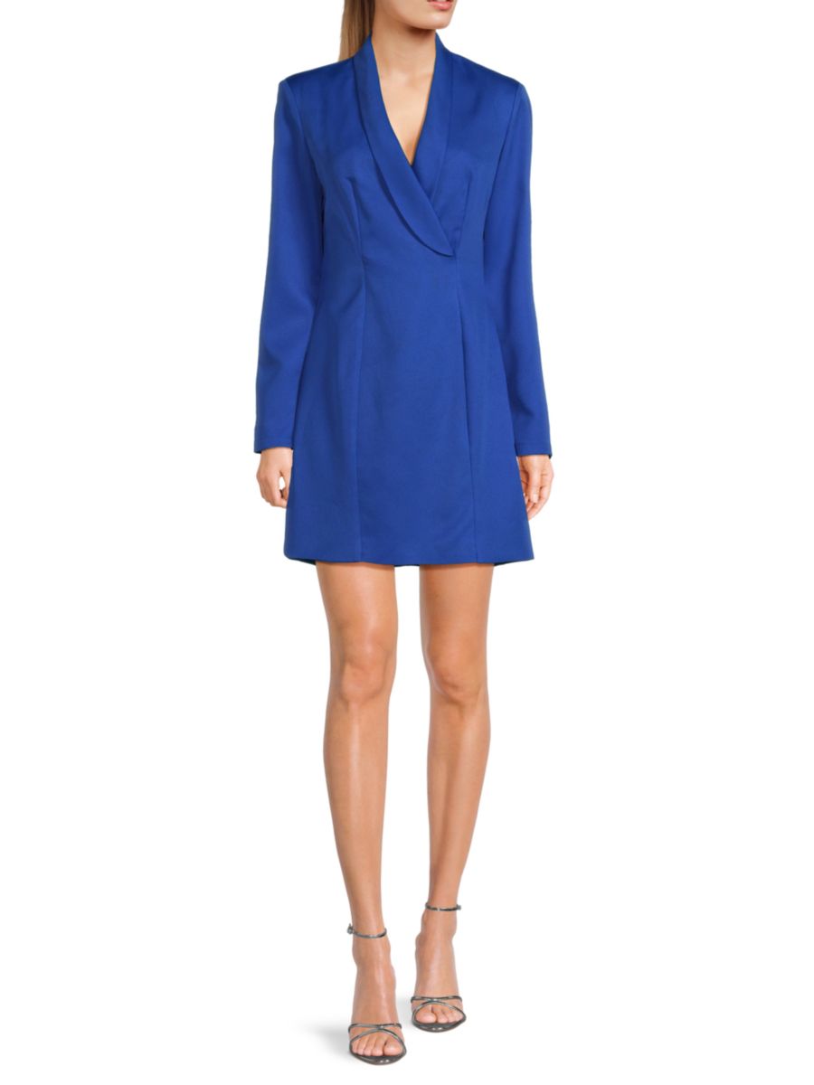 Мини-платье-блейзер с длинными рукавами Linda Area Stars, синий
Мини-платье-блейзер с длинными рукавами Linda Area Stars, синий