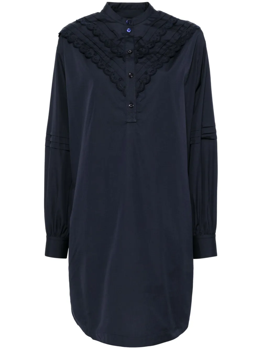 Платье-рубашка с вышивкой Maison Kitsuné, синий
Платье-рубашка с вышивкой Maison Kitsuné, синий