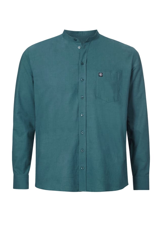 Рубашка с воротником-стойкой kallu Jan Vanderstorm, цвет petrol
Рубашка с воротником-стойкой kallu Jan Vanderstorm, цвет petrol