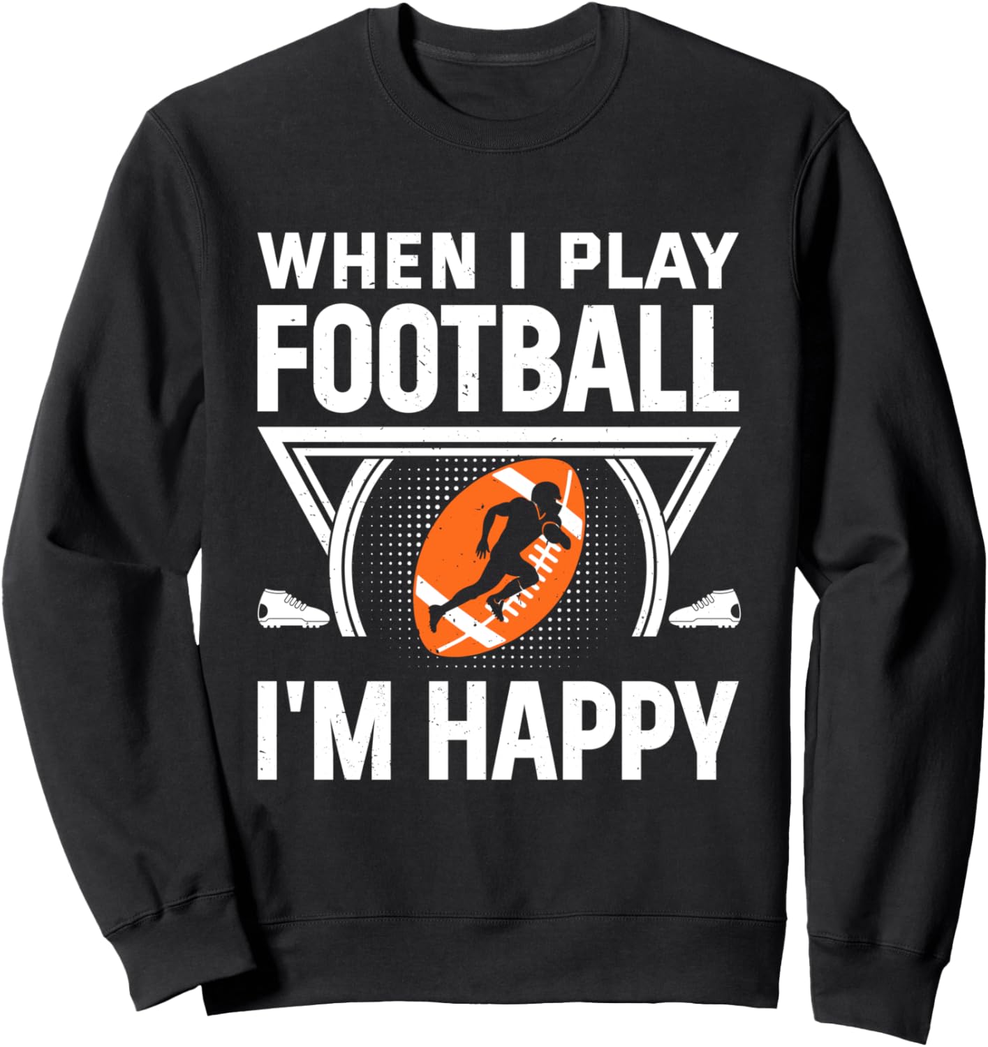 Американский футболист - Когда я играю в футбол, я счастлив. Толстовка American Football Player Football Game, черный
Американский футболист - Когда я играю в футбол, я счастлив. Толстовка American Football Player Football Game, черный