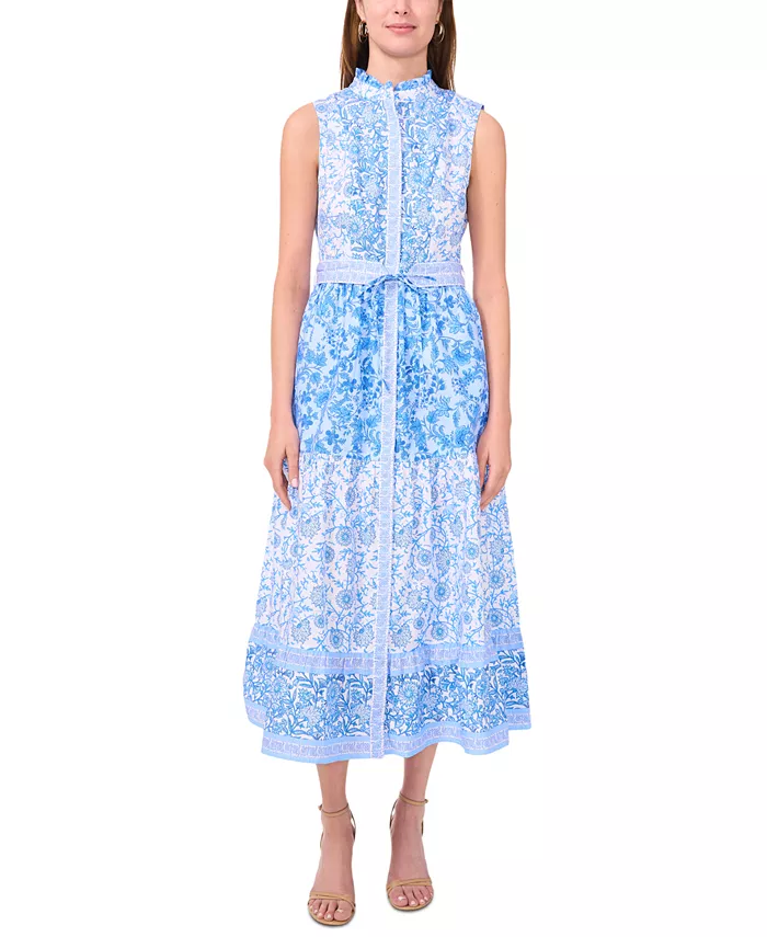 Платье макси Petite с принтом, оборкой на горловине и пуговицами спереди MSK, коричневый/бежевый
Платье макси Petite с принтом, оборкой на горловине и пуговицами спереди MSK, коричневый/бежевый