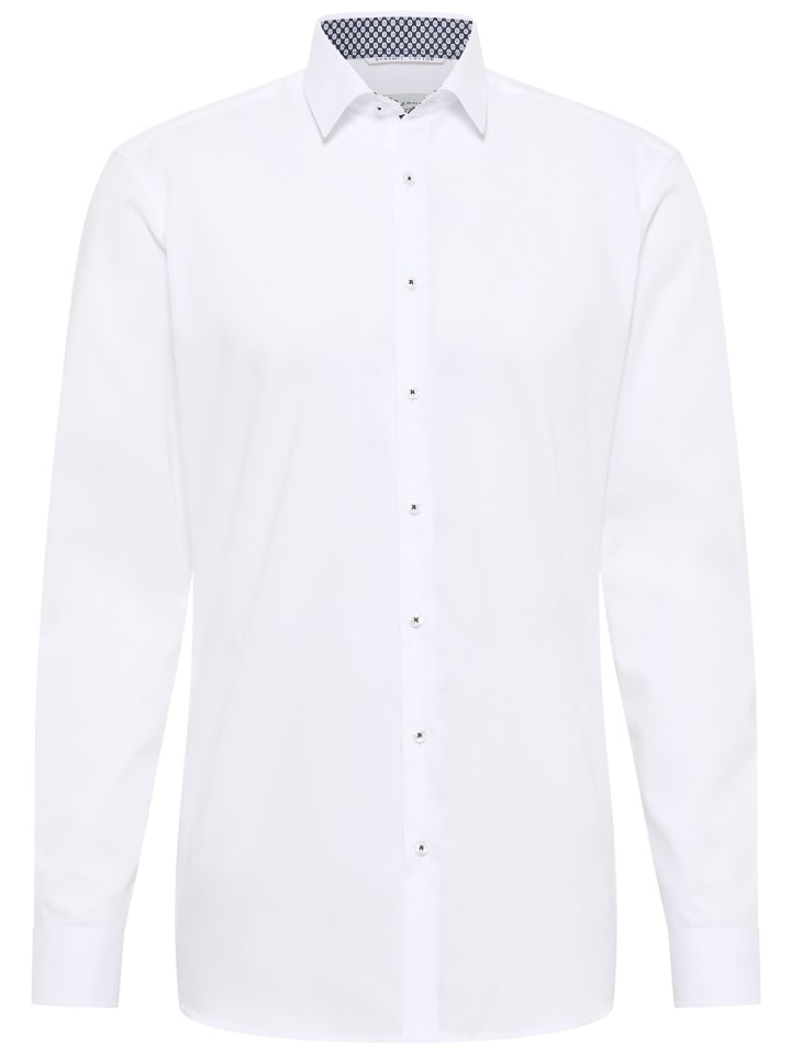 Рубашка SUPER SLIM белого цвета Eterna
Рубашка SUPER SLIM белого цвета Eterna