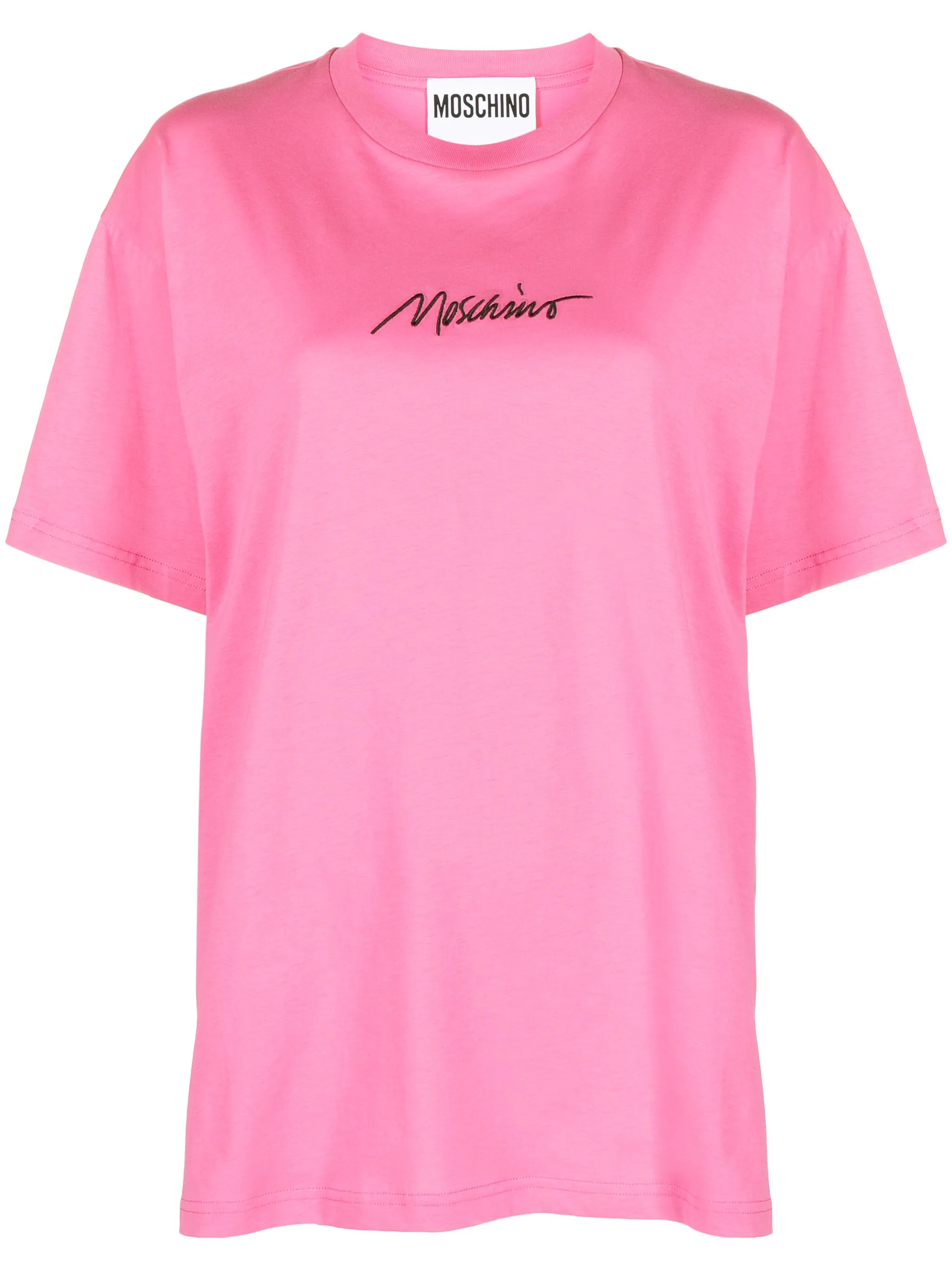 Футболка с вышитым логотипом Moschino, розовый
Футболка с вышитым логотипом Moschino, розовый