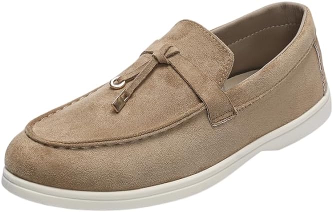 Мужские кожаные лоферы-слипоны мокасины из замши, легкие и дышащие стильные мужские лоферы Generic, хаки
Мужские кожаные лоферы-слипоны мокасины из замши, легкие и дышащие стильные мужские лоферы Generic, хаки