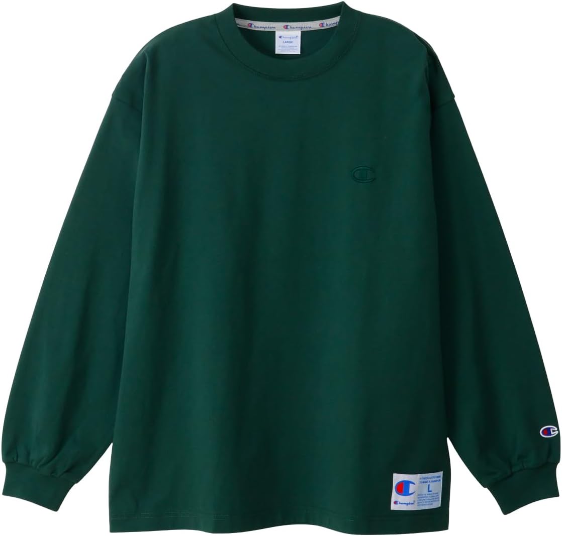 Мужская футболка с длинным рукавом Champion, круглый вырез, 100% хлопок, свободный крой, вышивка одного логотипа, спортивный стиль, C3-V414
Мужская футболка с длинным рукавом Champion, круглый вырез, 100% хлопок, свободный крой, вышивка одного логотипа, спортивный стиль, C3-V414
