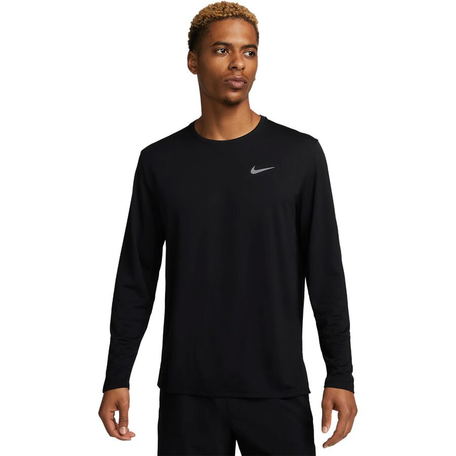 Мужская футболка с длинными рукавами Dri-Fit UV Miler Nike Nike, Black/Reflective Silver, Черный, Мужская футболка с длинными рукавами Dri-Fit UV Miler Nike Nike, Black/Reflective Silver
Мужская футболка с длинными рукавами Dri-Fit UV Miler Nike Nike, Black/Reflective Silver, Черный, Мужская футболка с длинными рукавами Dri-Fit UV Miler Nike Nike, Black/Reflective Silver