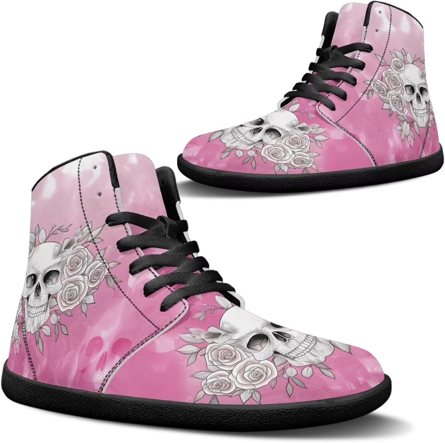 Кроссовки Binienty для мужчин и женщин с высокой посадкой, без носка, на шнуровке, из искусственной кожи, противоскользящие, розовый
Кроссовки Binienty для мужчин и женщин с высокой посадкой, без носка, на шнуровке, из искусственной кожи, противоскользящие, розовый