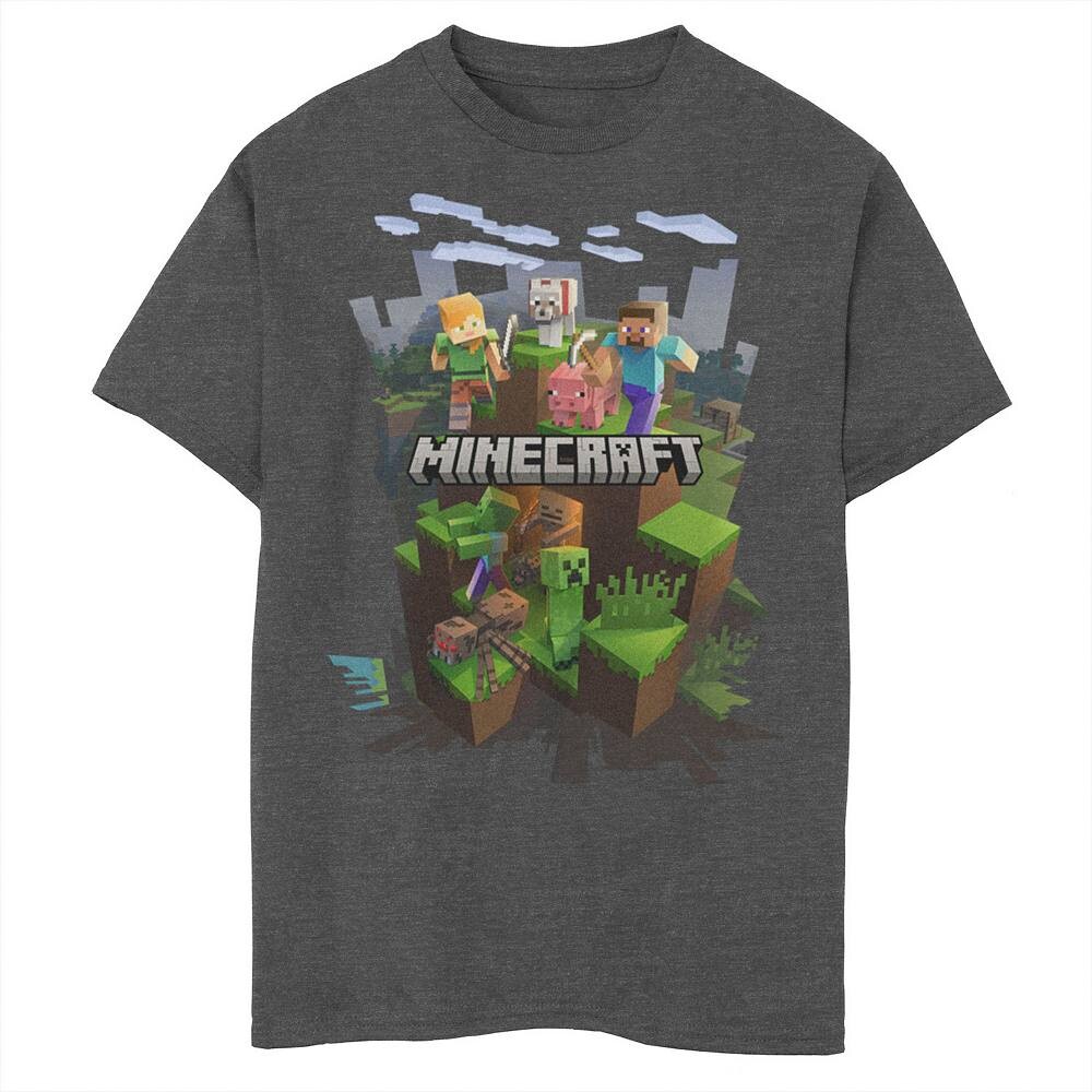 Футболка с рисунком «Сцена приключений Minecraft» для мальчиков Licensed Character, цвет Charcoal Heather
Футболка с рисунком «Сцена приключений Minecraft» для мальчиков Licensed Character, цвет Charcoal Heather