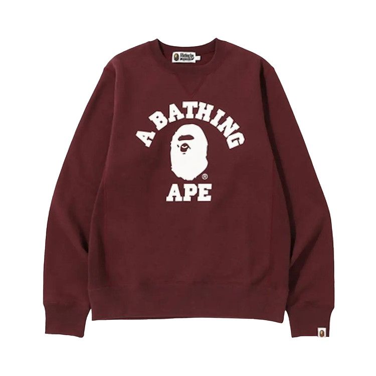 Топ BAPE College Crewneck 'Burgundy'
Топ BAPE College Crewneck 'Burgundy'