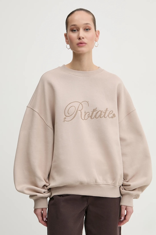Хлопковая толстовка Rotate, бежевый
Хлопковая толстовка Rotate, бежевый