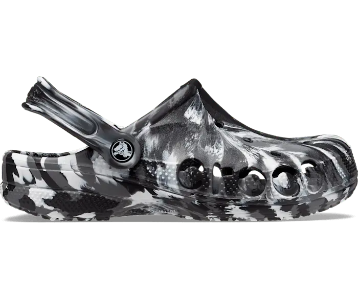 Сабо Baya с мраморной отделкой Crocs мужские, цвет Black / White
Сабо Baya с мраморной отделкой Crocs мужские, цвет Black / White