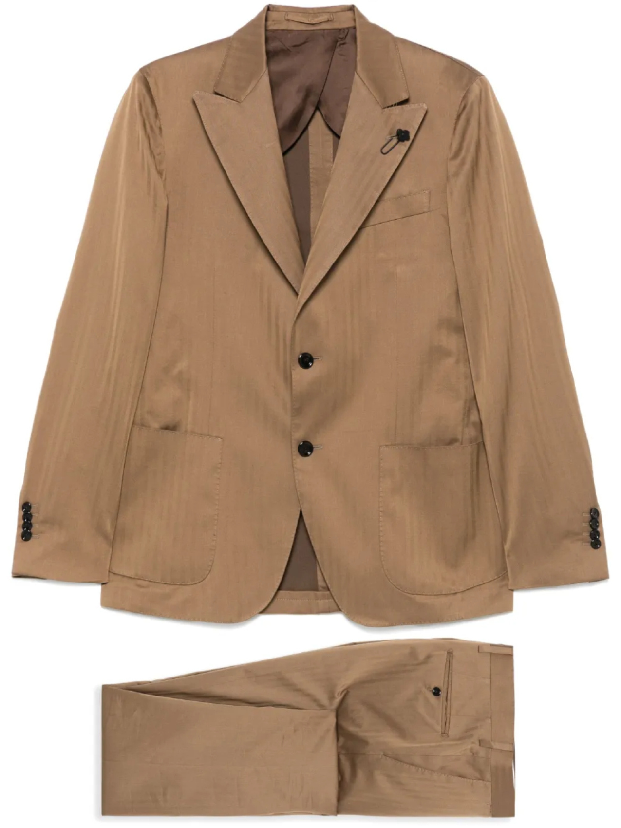 Костюм в полоску Lardini, коричневый
Костюм в полоску Lardini, коричневый