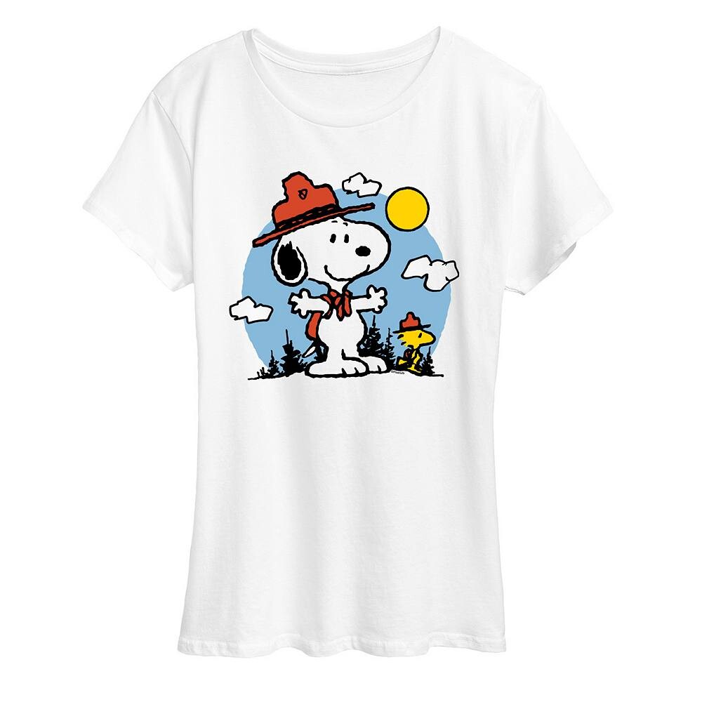 Женская футболка с рисунком Peanuts Snoopy & Woodstock для улицы Licensed Character, белый
Женская футболка с рисунком Peanuts Snoopy & Woodstock для улицы Licensed Character, белый