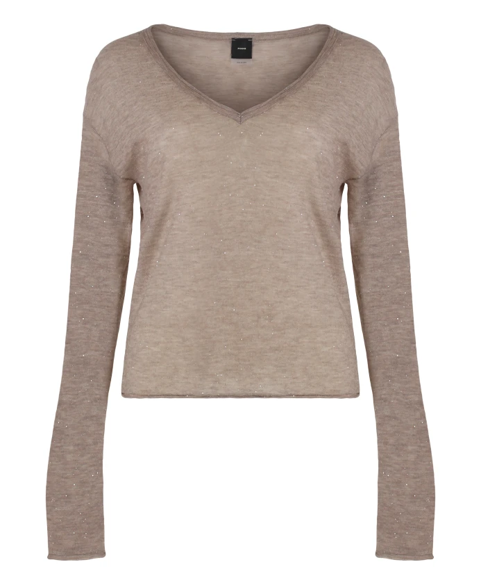 Топ Salomone с длинными рукавами, расшитый пайетками Pinko, бежевый
Топ Salomone с длинными рукавами, расшитый пайетками Pinko, бежевый