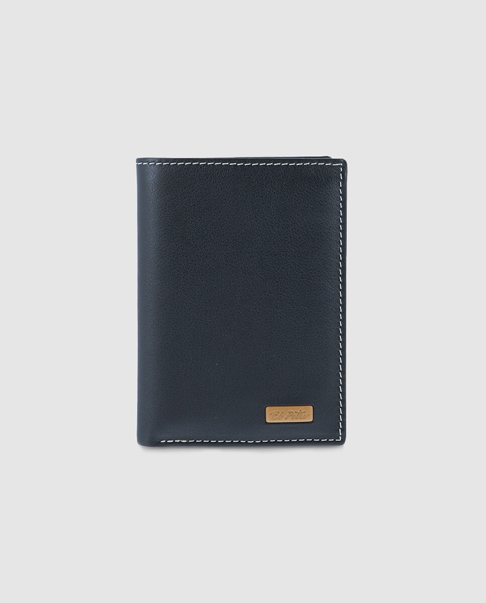 Мужской кожаный стеганый кошелек черного цвета El Potro, черный
Мужской кожаный стеганый кошелек черного цвета El Potro, черный