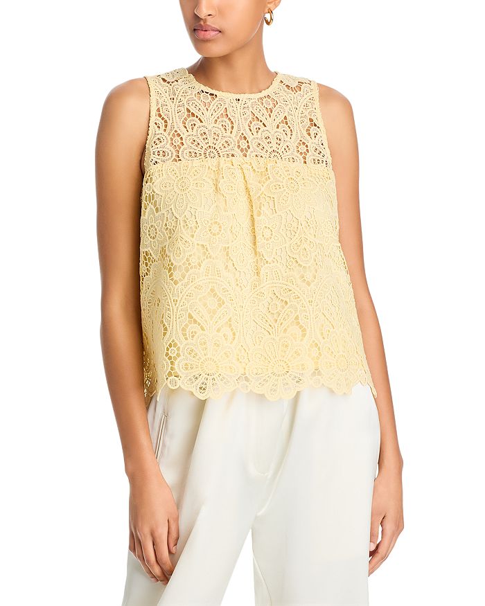 Кружевной топ-майка Swing - эксклюзив AQUA, желтый
Кружевной топ-майка Swing - эксклюзив AQUA, желтый