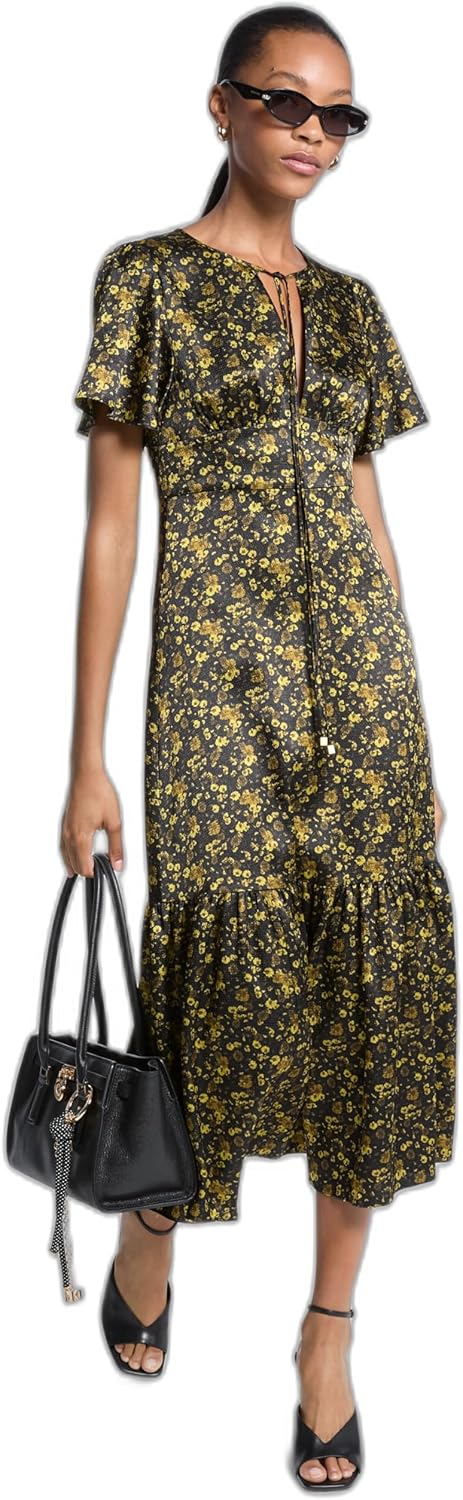 Michael Kors женское платье миди с цветочным принтом, Pistachio
Michael Kors женское платье миди с цветочным принтом, Pistachio