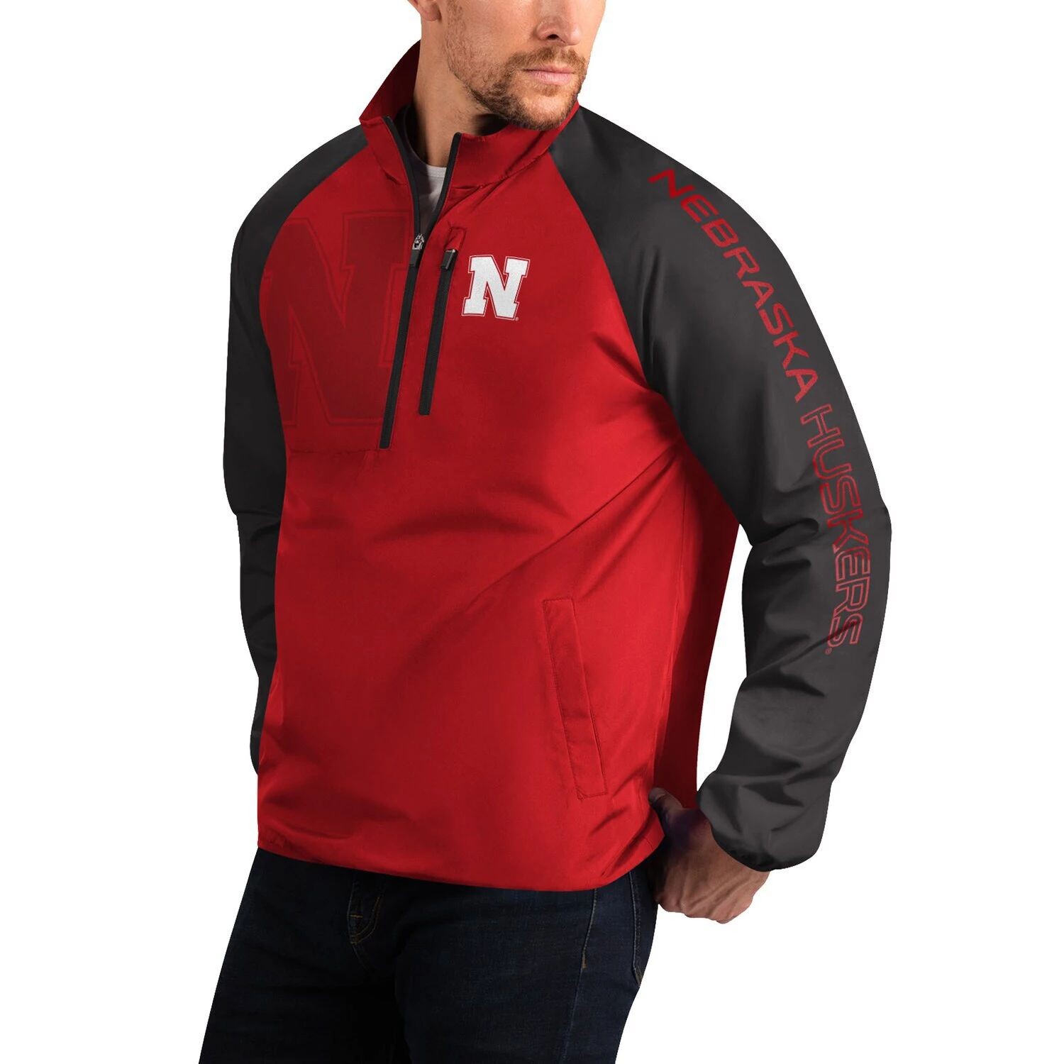 Мужская спортивная куртка Carl Banks Scarlet Nebraska Huskers Point Guard с молнией до половины длины реглан G-III
Мужская спортивная куртка Carl Banks Scarlet Nebraska Huskers Point Guard с молнией до половины длины реглан G-III