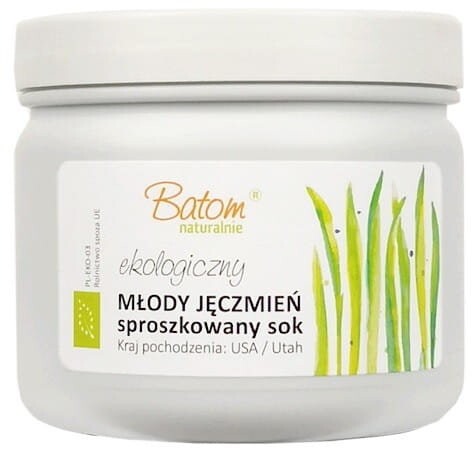 Batom, сок молодого ячменя органический порошкообразный, 100 г
Batom, сок молодого ячменя органический порошкообразный, 100 г