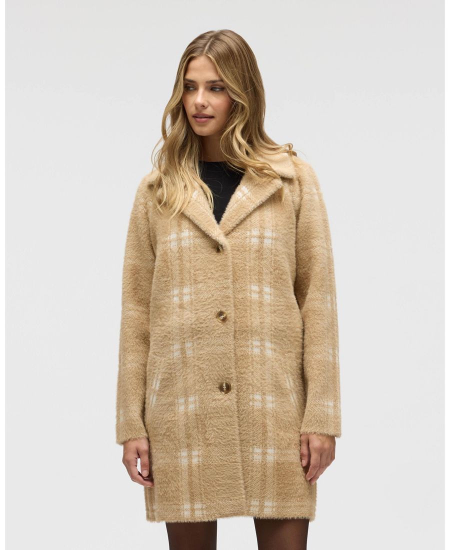 Женский клетчатый кардиган с рисунком, подчеркивающим ресницы NVLT, Camel plaid
Женский клетчатый кардиган с рисунком, подчеркивающим ресницы NVLT, Camel plaid