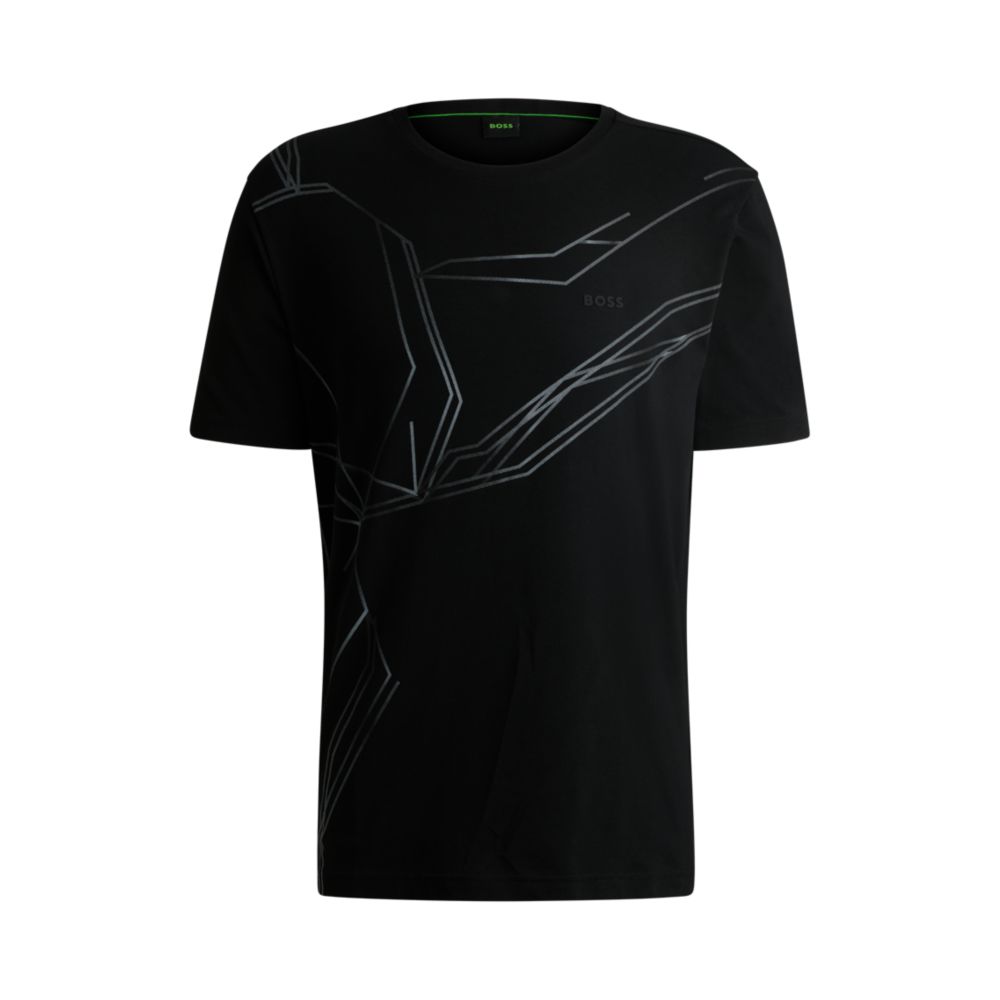 Футболка из эластичного хлопка с принтом «деграде» BOSS, черный
Футболка из эластичного хлопка с принтом «деграде» BOSS, черный