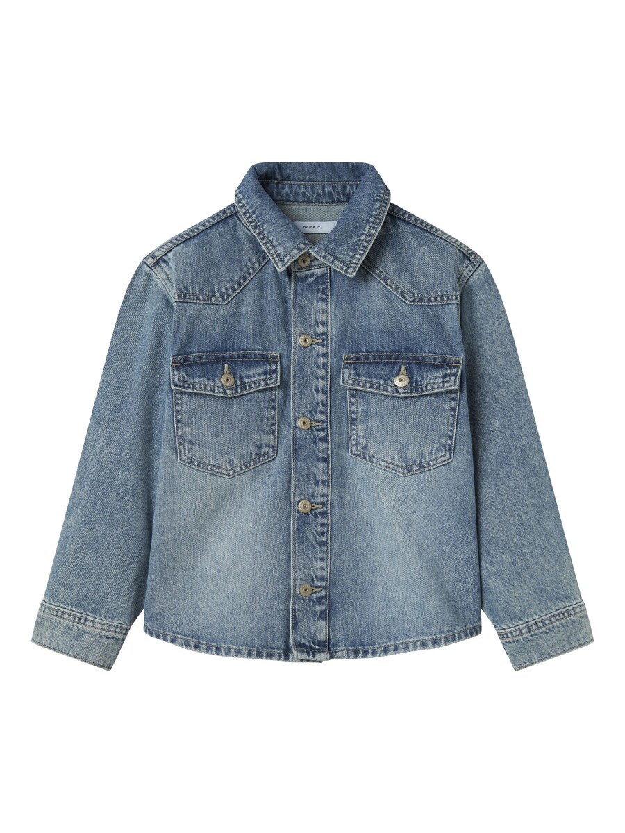 Рубашка на пуговицах классического кроя NAME IT, синий деним
Рубашка на пуговицах классического кроя NAME IT, синий деним