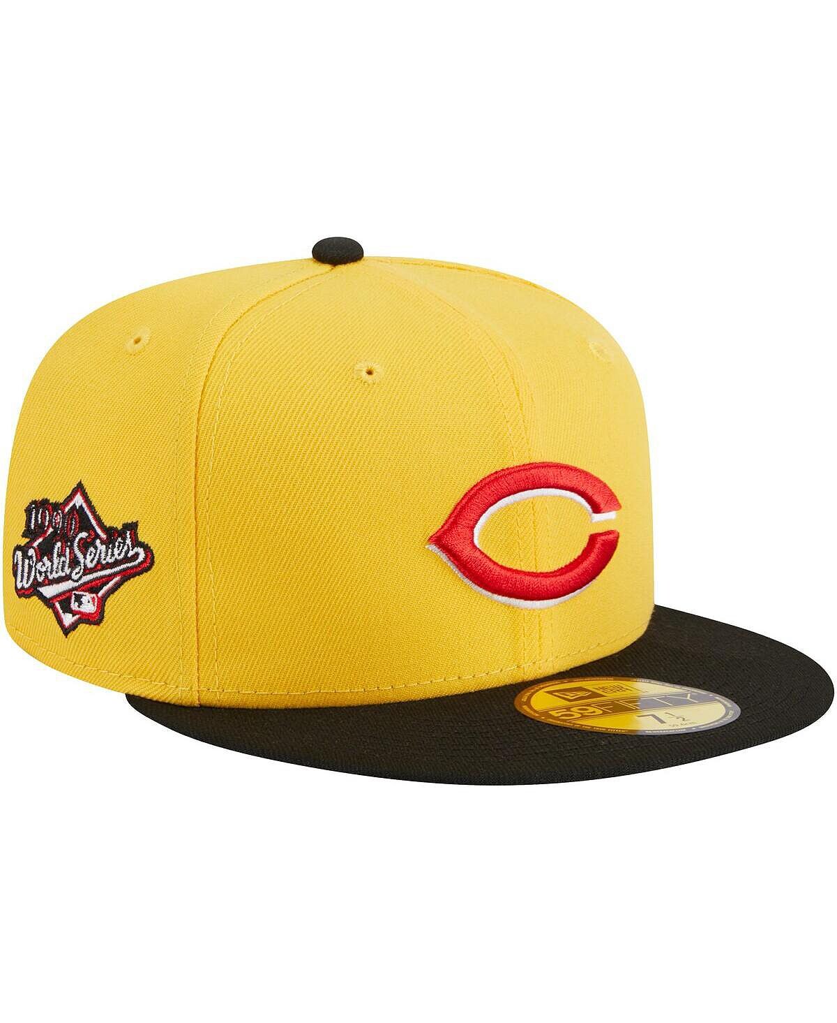 Мужская желто-черная приталенная шляпа Cincinnati Reds Grilled 59FIFTY New Era
Мужская желто-черная приталенная шляпа Cincinnati Reds Grilled 59FIFTY New Era