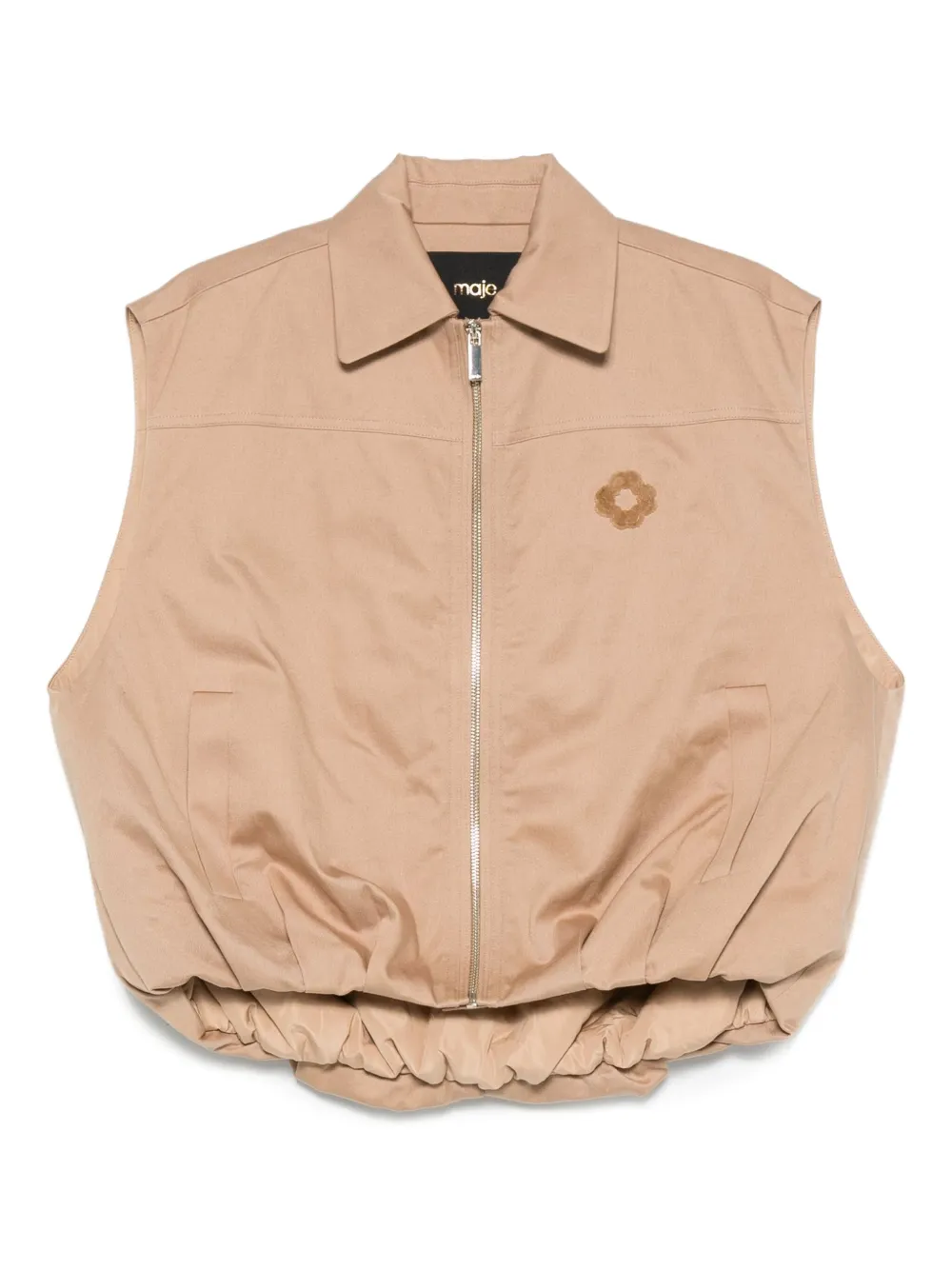 Жилет на молнии с цветочным декором Maje, нейтральный
Жилет на молнии с цветочным декором Maje, нейтральный
