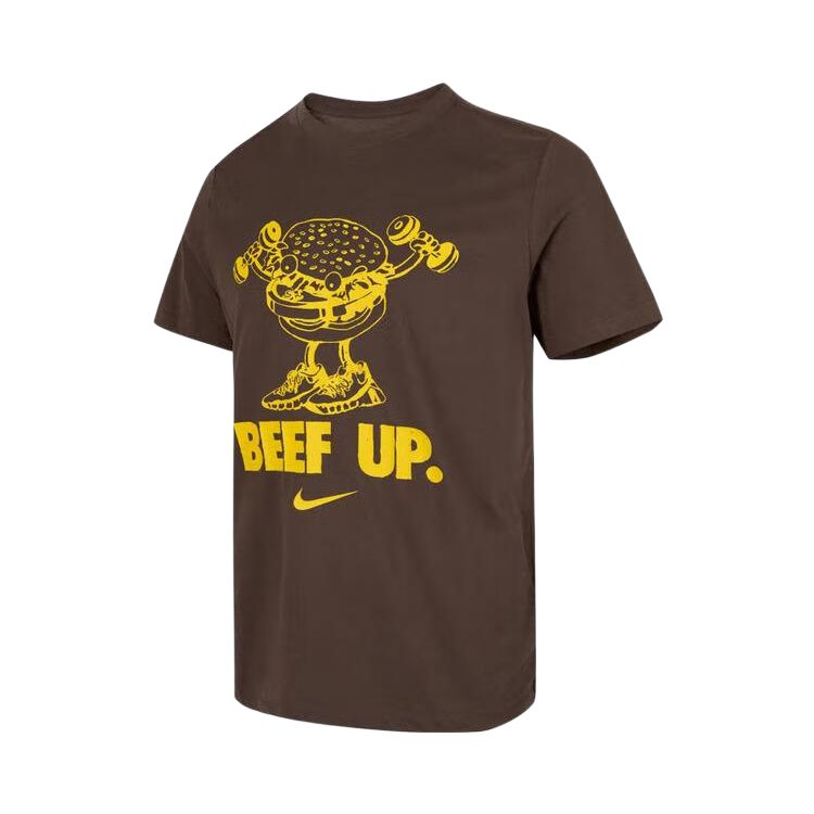 Мужская футболка для тренировок dri fit Nike, коричневый
Мужская футболка для тренировок dri fit Nike, коричневый