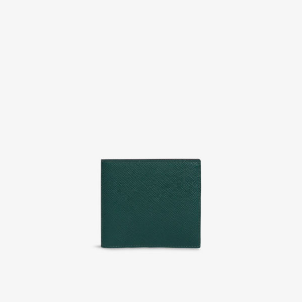 Бумажник кожаный Smythson Panama с 6 отделениями для карт, зеленый
Бумажник кожаный Smythson Panama с 6 отделениями для карт, зеленый