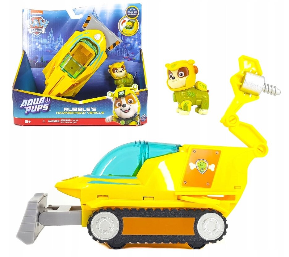 Фигурка подводной лодки Paw Patrol Aqua Pups Rubble SPINMASTER
Фигурка подводной лодки Paw Patrol Aqua Pups Rubble SPINMASTER